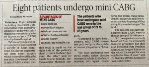 MINI CABG - Newspaper Coverage